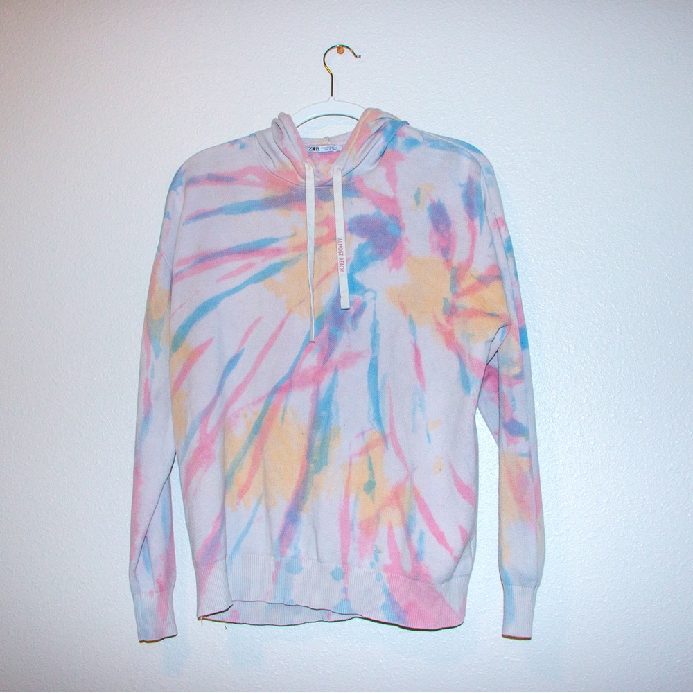 M Tie Die Hoodie from Zara